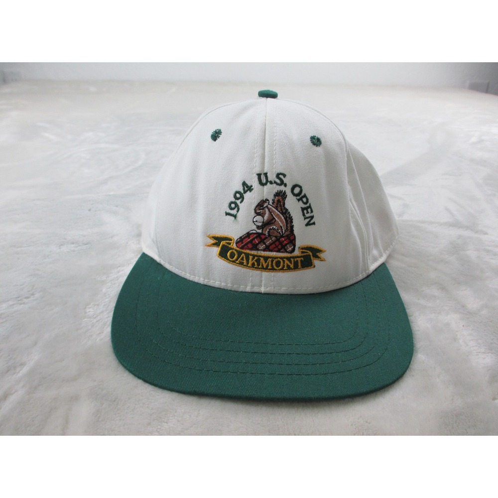 VINTAGE 1994 U.S. Open Oakmont Hat Cap Strap Back Mens OSFA White Golf 90s*